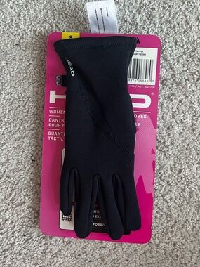 HEAD Women's Magenta Touchscreen Running Gloves